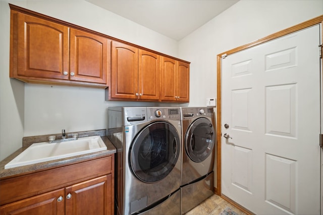 1468 W Remington Ln, Round Lake, IL 60073 - washroom featuring cabinet space and washer and clothes dryer