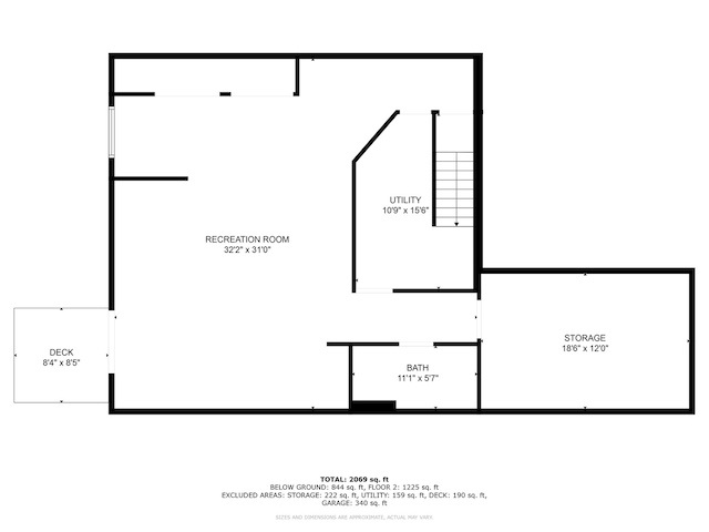 1468 W Remington Ln, Round Lake, IL 60073 - property floor plan