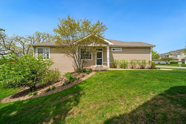 1468 W Remington Ln, Round Lake, IL 60073 - ranch-style home featuring a front lawn