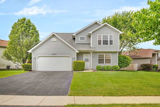26437 W Deer Path, Channahon, IL 60410 - view of front of property featuring driveway, an attached garage, and roof with shingles