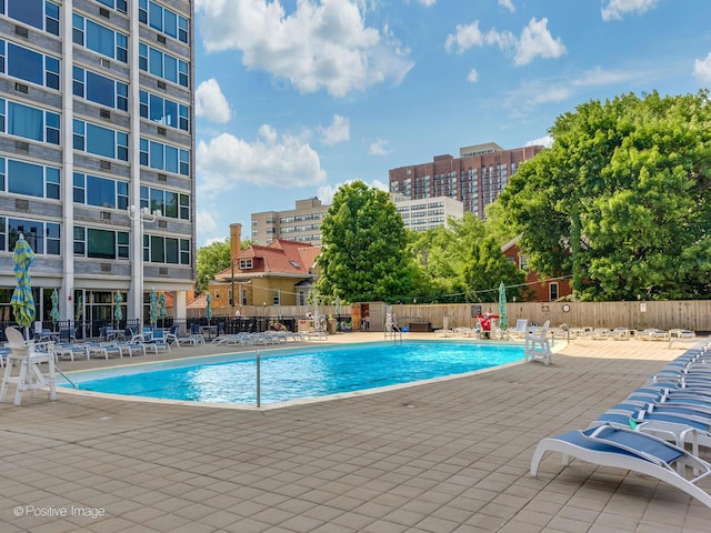4250 N Marine Dr Unit 1929, Chicago, IL 60613 - community pool with fence and a patio area