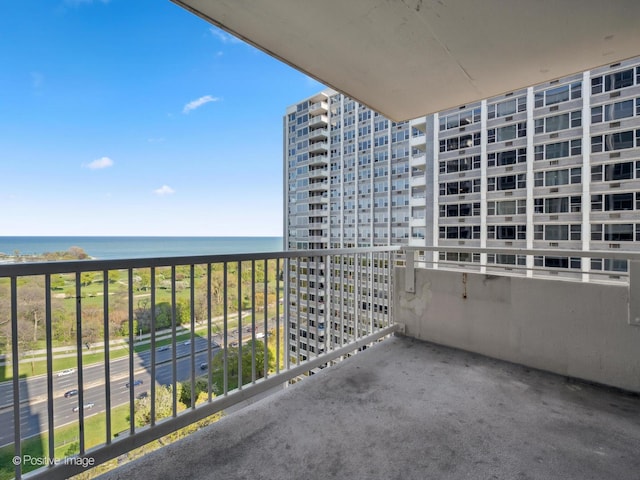 4250 N Marine Dr Unit 1929, Chicago, IL 60613 - balcony with a water view