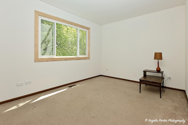 782 N Hainesville Rd, Round Lake, IL 60073 - empty room featuring baseboards and carpet