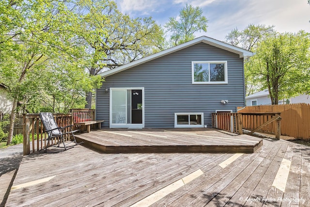 782 N Hainesville Rd, Round Lake, IL 60073 - deck featuring fence