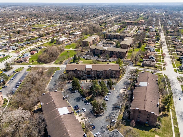 aerial view of property's location