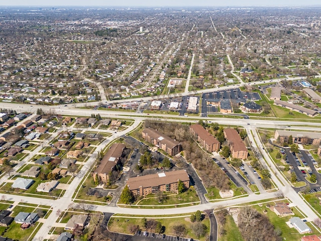 aerial view of property and surrounding area