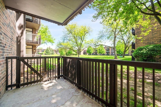 1502 Woodbridge Rd Unit 1D, Joliet, IL 60436 - view of balcony