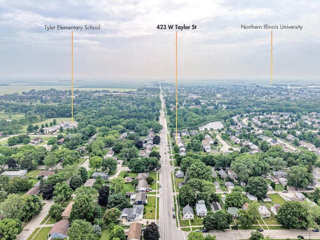 423 W Taylor St W, Dekalb, IL 60115 - aerial view of residential area