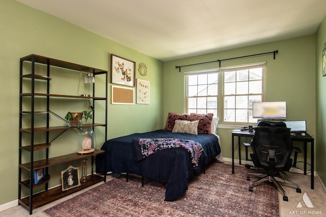 1016 N Knollwood Dr, Palatine, IL 60067 - carpeted bedroom featuring baseboards and a desk