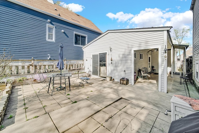 1311 Harvey Ave, Berwyn, IL 60402 - view of patio / terrace featuring fence and outdoor dining space