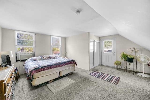 1311 Harvey Ave, Berwyn, IL 60402 - carpeted bedroom with cooling unit and lofted ceiling