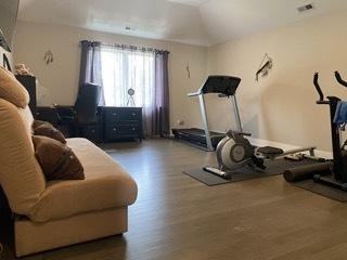 313 Roger Rd, Darien, IL 60561 - exercise area with wood finished floors