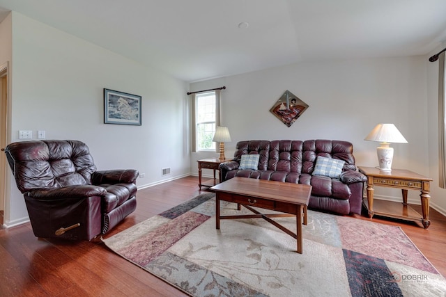 604 S Essington Dr, Round Lake, IL 60073 - living room with wood finished floors and baseboards
