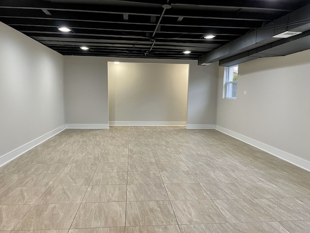 10724 Leclaire Ave, Oak Lawn, IL 60453 - below grade area with baseboards