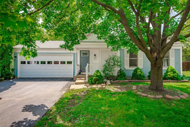 2610 Barley Ct, Aurora, IL 60502 - view of front facade featuring a garage and driveway