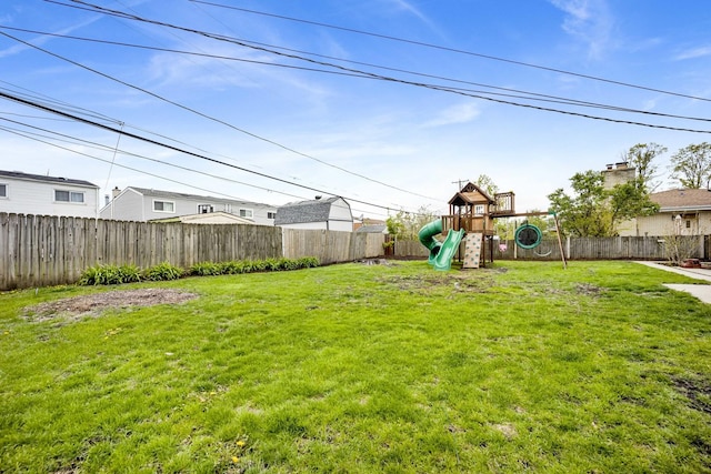 884 Arnold Ct, Des Plaines, IL 60016 - view of yard with a playground
