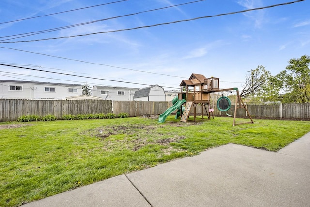 884 Arnold Ct, Des Plaines, IL 60016 - view of yard featuring a playground