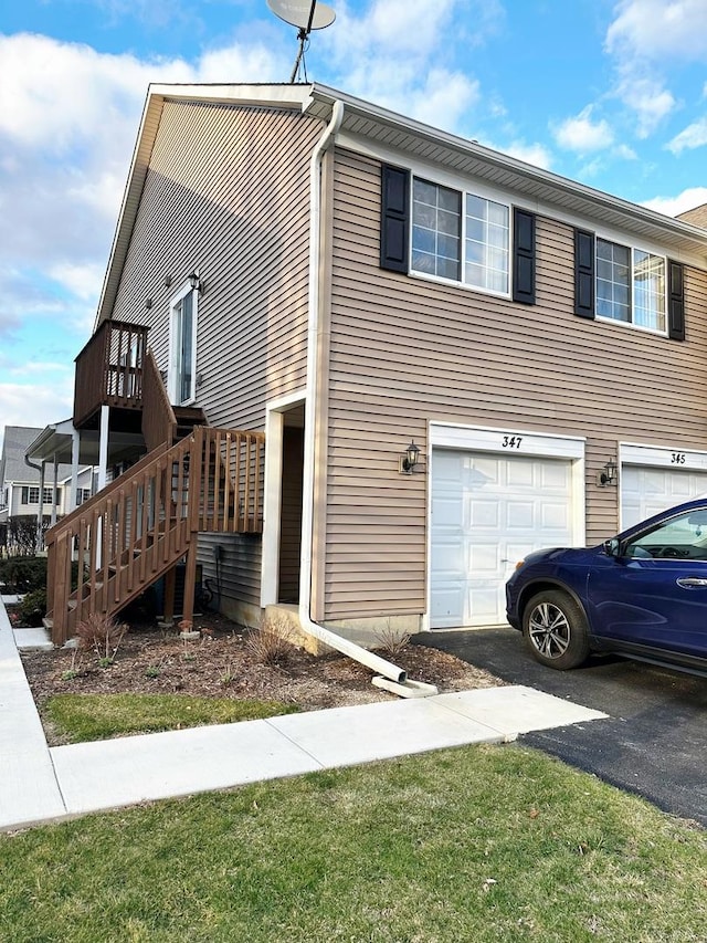 347 Village Creek Dr, Lake In The Hills, IL 60156 - view of home's exterior with a garage and driveway