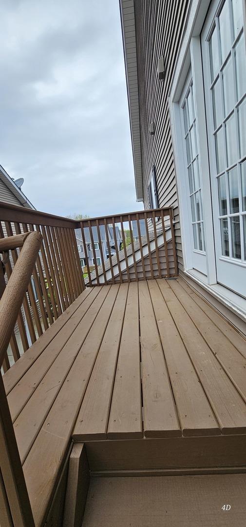 347 Village Creek Dr, Lake In The Hills, IL 60156 - view of wooden deck