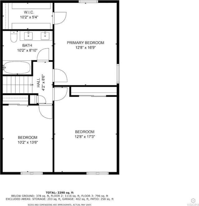 186 Sunrise Dr, Wheeling, IL 60090 - home floor plan
