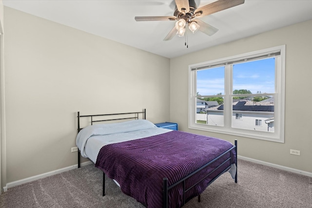 1809 Pembrook Ct, Plainfield, IL 60586 - bedroom featuring carpet floors, baseboards, and a ceiling fan