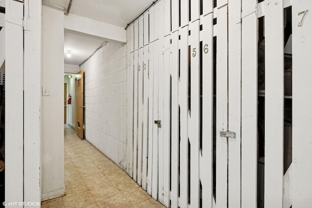 405 Wesley Ave Unit 6, Oak Park, IL 60302 - hall with tile walls