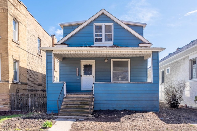 1118 Thomas Ave, Forest Park, IL 60130 - view of front of house featuring covered porch