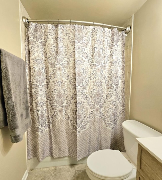 7251 Randolph St Unit C5, Forest Park, IL 60130 - full bathroom featuring toilet, vanity, and tile patterned flooring