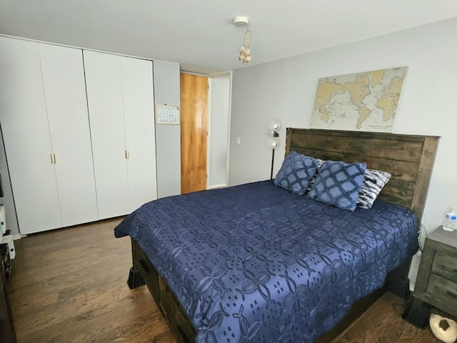 7251 Randolph St Unit C5, Forest Park, IL 60130 - bedroom featuring wood finished floors and a closet