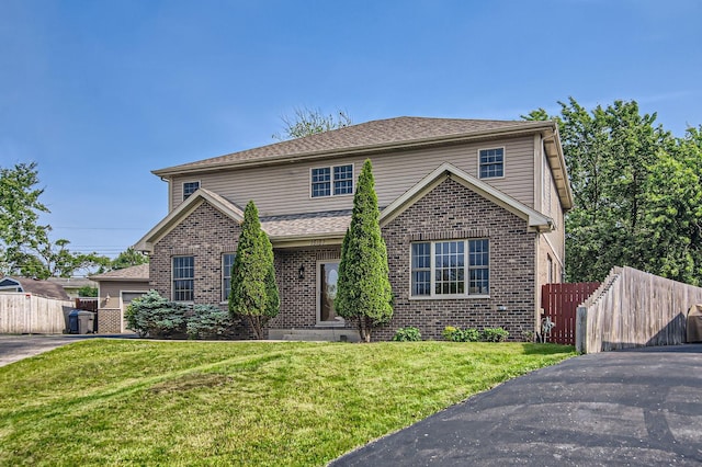 15157 Hilltop Ct, Orland Park, IL 60462 - traditional home with brick siding and driveway