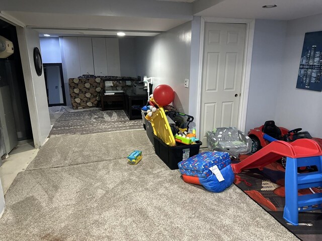 11224 Marley Brook Ct, Orland Park, IL 60467 - finished below grade area with carpet flooring