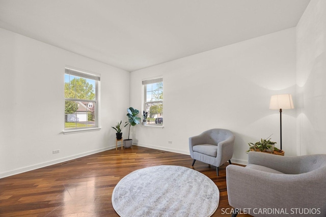 700 Wilmore Dr, Oswego, IL 60543 - sitting room with wood finished floors and baseboards