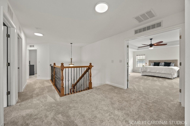 700 Wilmore Dr, Oswego, IL 60543 - corridor featuring carpet floors, an upstairs landing, and baseboards