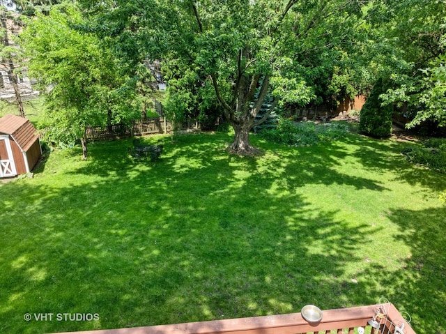 1916 Saginaw Ct, Naperville, IL 60565 - view of yard with a storage shed