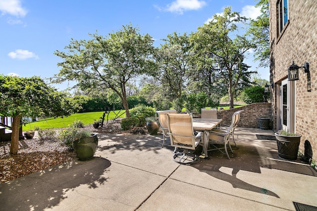 15521 S Mallard Ln, Homer Glen, IL 60491 - view of patio featuring outdoor dining space and view of scattered trees