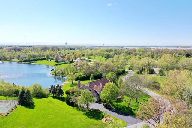 15521 S Mallard Ln, Homer Glen, IL 60491 - drone / aerial view of a large body of water