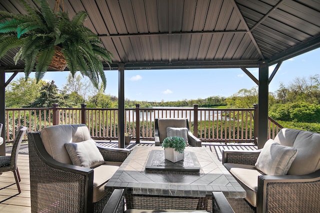 15521 S Mallard Ln, Homer Glen, IL 60491 - deck with an outdoor living space