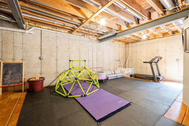 view of workout room
