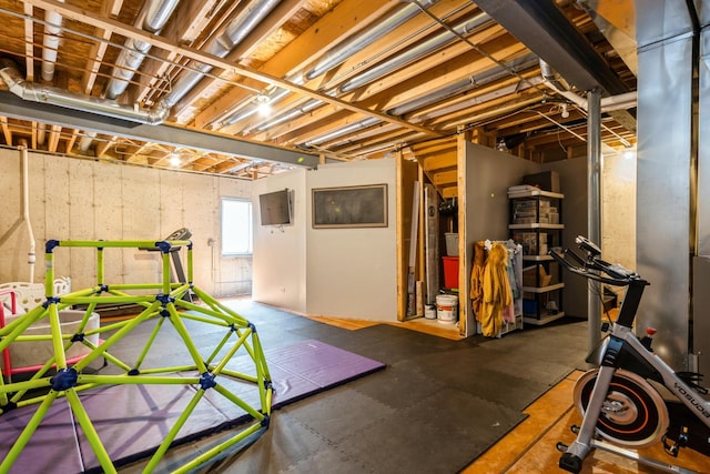 view of workout area