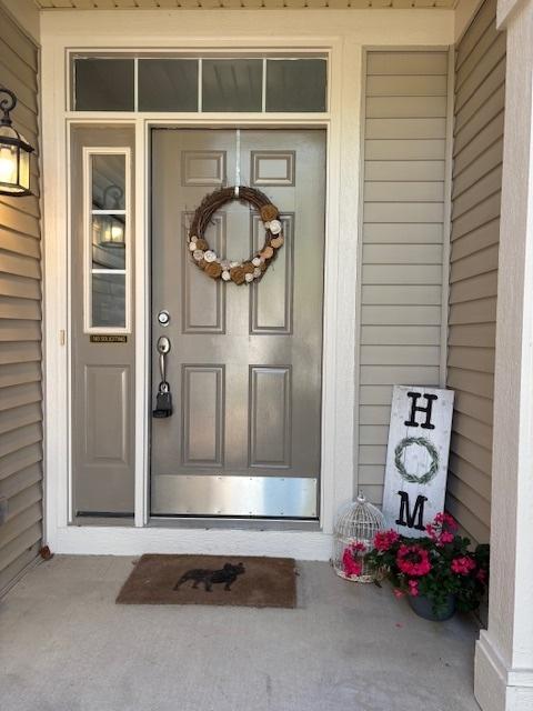 view of entrance to property
