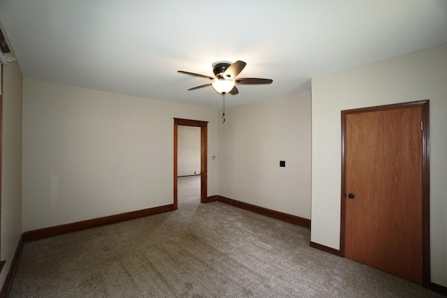 1511 Becker School Rd, Freeport, IL 61032 - carpeted spare room with a ceiling fan and baseboards