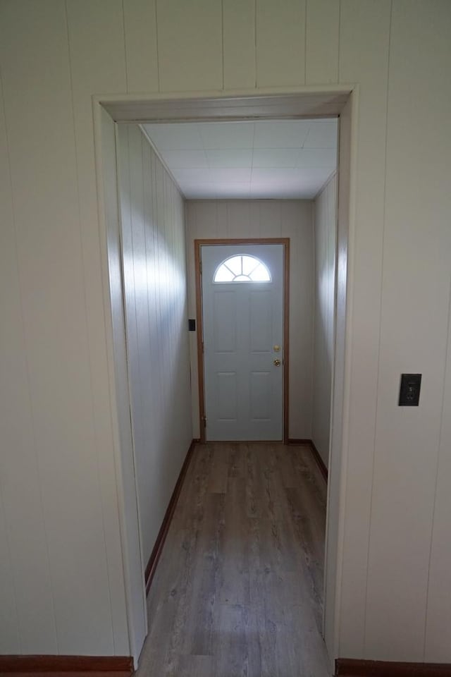 1511 Becker School Rd, Freeport, IL 61032 - doorway to outside featuring light wood finished floors