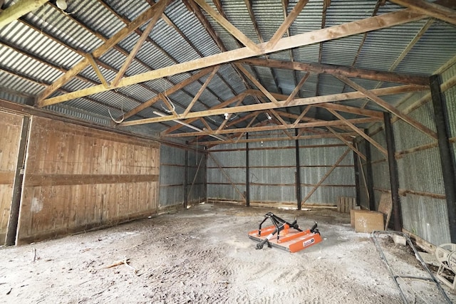 1511 Becker School Rd, Freeport, IL 61032 - miscellaneous room with lofted ceiling
