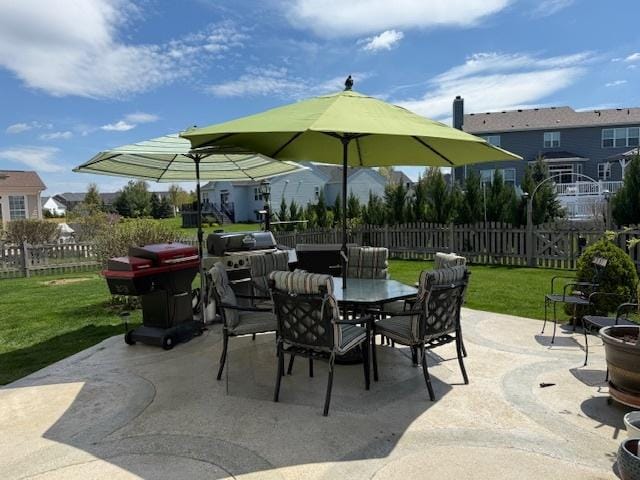3313 Christopher Ln, Johnsburg, IL 60051 - view of patio / terrace with outdoor dining space