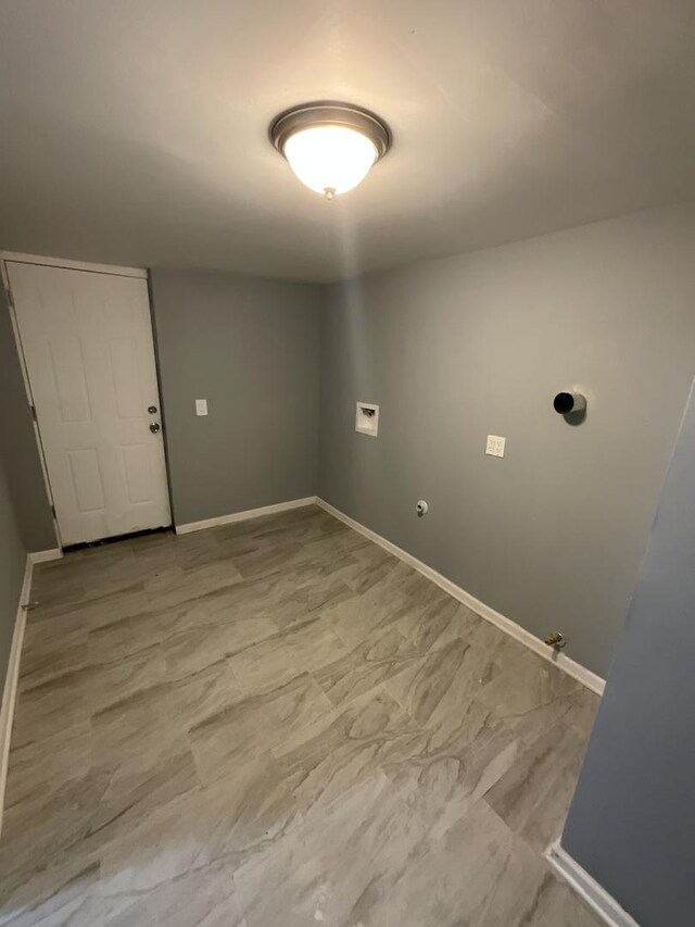 6954 S Prairie Ave, Chicago, IL 60637 - unfurnished room with baseboards and light marble finish flooring