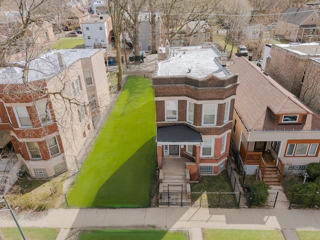 5631 S Throop St, Chicago, IL 60636 - aerial view of residential area