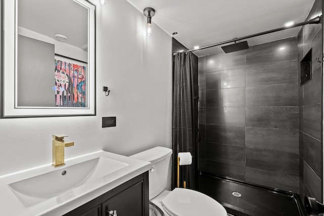 11026 S S Ave H, Chicago, IL 60617 - bathroom with a stall shower, vanity, and toilet