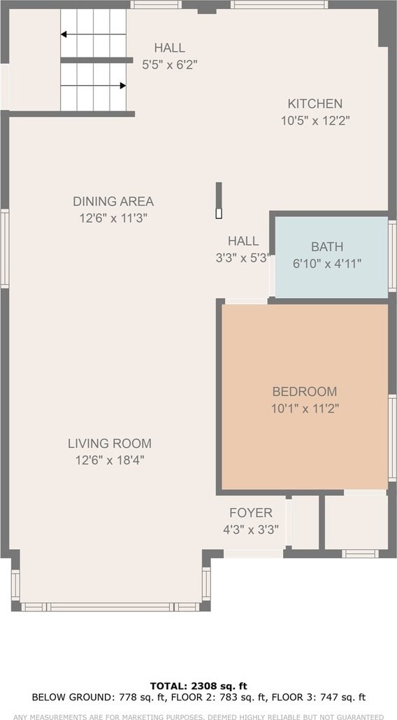 11026 S S Ave H, Chicago, IL 60617 - property floor plan