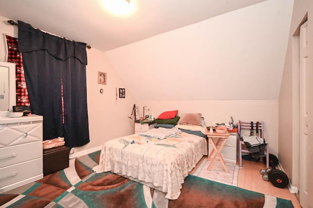 1423 Victoria Ave, North Chicago, IL 60064 - bedroom featuring vaulted ceiling