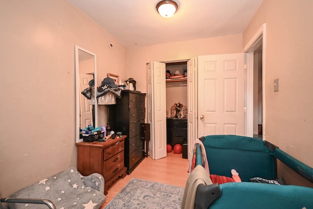 1423 Victoria Ave, North Chicago, IL 60064 - bedroom with light wood finished floors and a closet